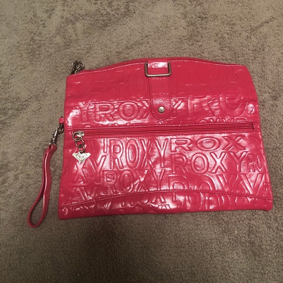 Pink Roxy clutch - Picture 5 of 6